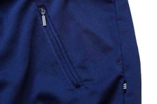 画像5: adidasアディダス トレフォイル ロゴ刺繍 トラックジャケット 紺×白 S★ジャージ (5)