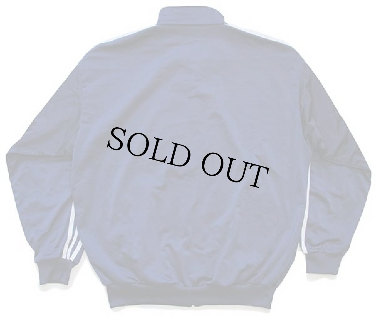 画像2: 90s adidasアディダス トレフォイル ロゴ刺繍 トラックジャケット 紺×白 L★ジャージ (2)