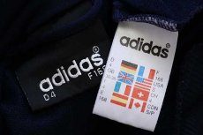 画像4: adidasアディダス トレフォイル ロゴ刺繍 トラックジャケット 紺×白 S★ジャージ (4)