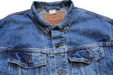 画像3: 90s メキシコ製 Levi'sリーバイス 70598 デカパッチ デニムジャケット 4ポケット M (3)