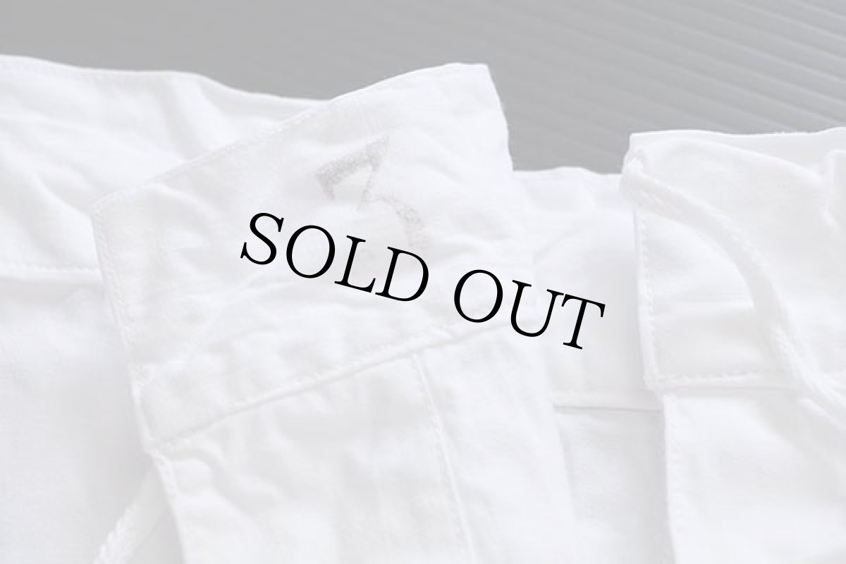 画像6: デッドストック★ビンテージ イタリア軍 コットン スノーカモ オーバーパンツ 白 3 (6)