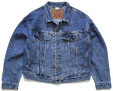 画像1: 90s メキシコ製 Levi'sリーバイス 70598 デカパッチ デニムジャケット 4ポケット M (1)