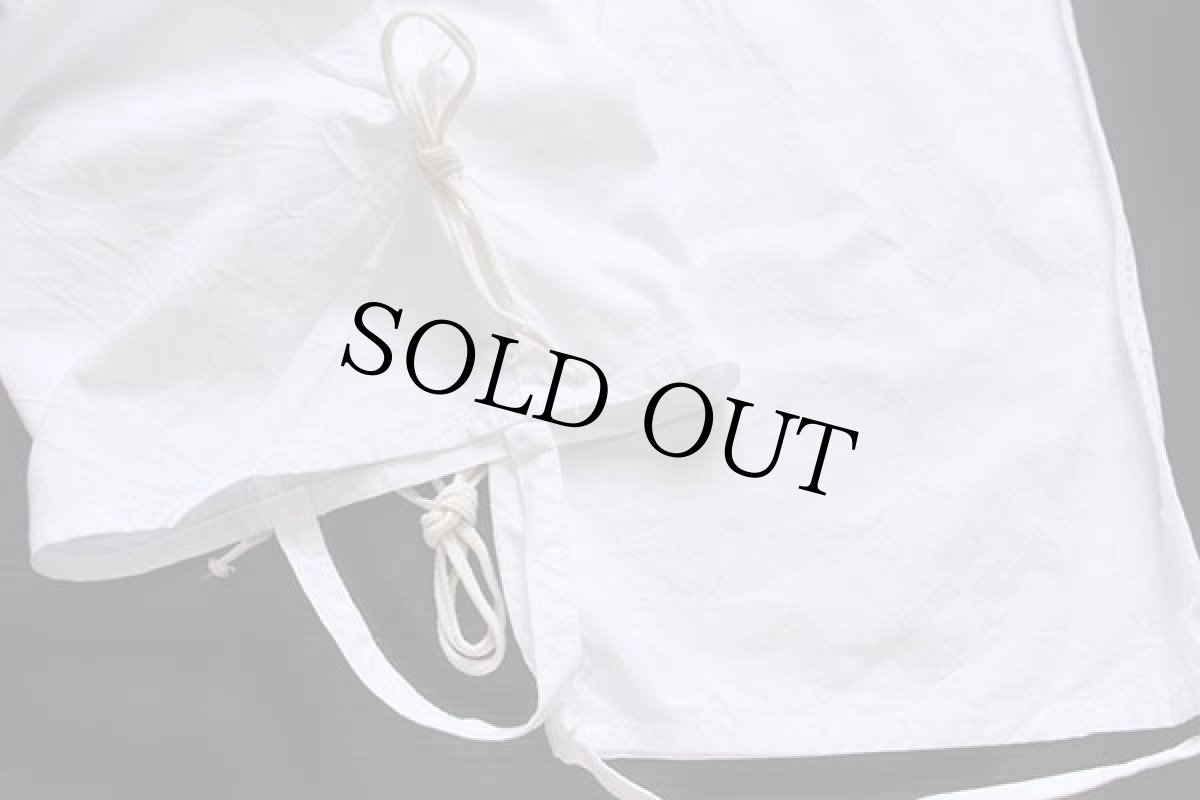 画像7: デッドストック★ビンテージ イタリア軍 コットン スノーカモ オーバーパンツ 白 3 (7)