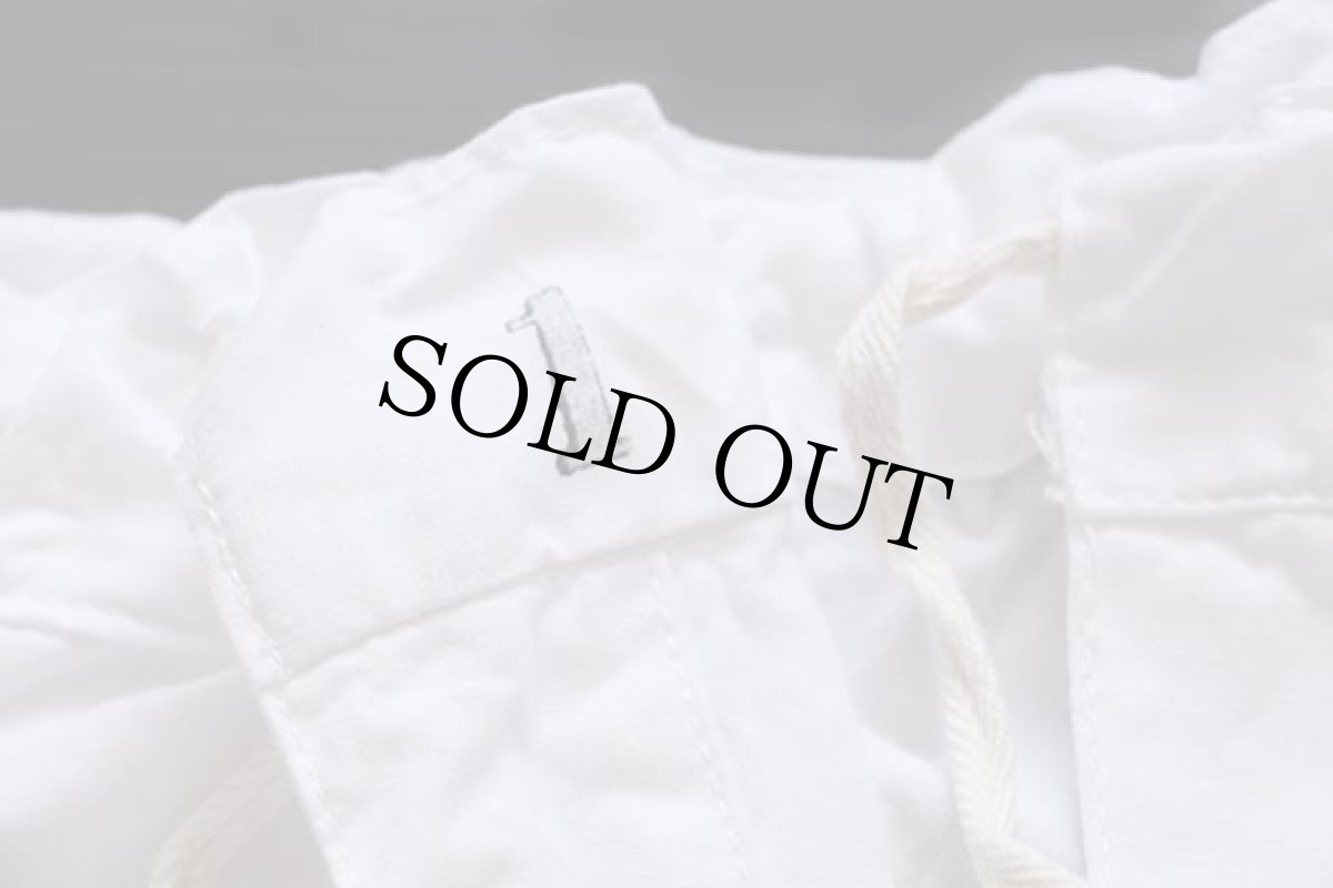 画像6: デッドストック★ビンテージ イタリア軍 コットン スノーカモ オーバーパンツ 白 1 (6)