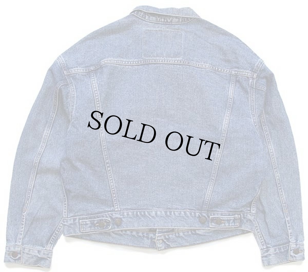 画像2: 90s メキシコ製 Levi'sリーバイス 70598 デカパッチ デニムジャケット 4ポケット M (2)