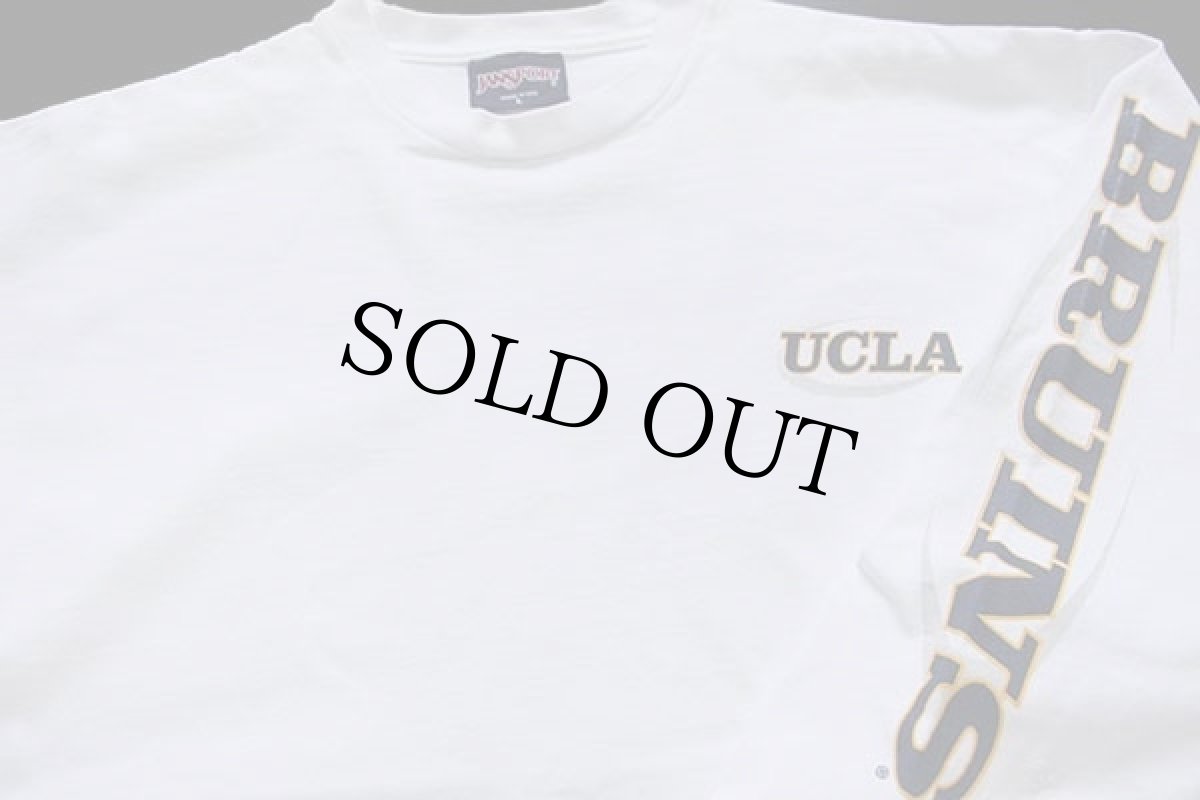 画像3: 90s USA製 JANSPORTジャンスポーツ UCLA BRUINS コットン 長袖Tシャツ 白 L (3)