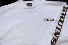 画像3: 90s USA製 JANSPORTジャンスポーツ UCLA BRUINS コットン 長袖Tシャツ 白 L (3)