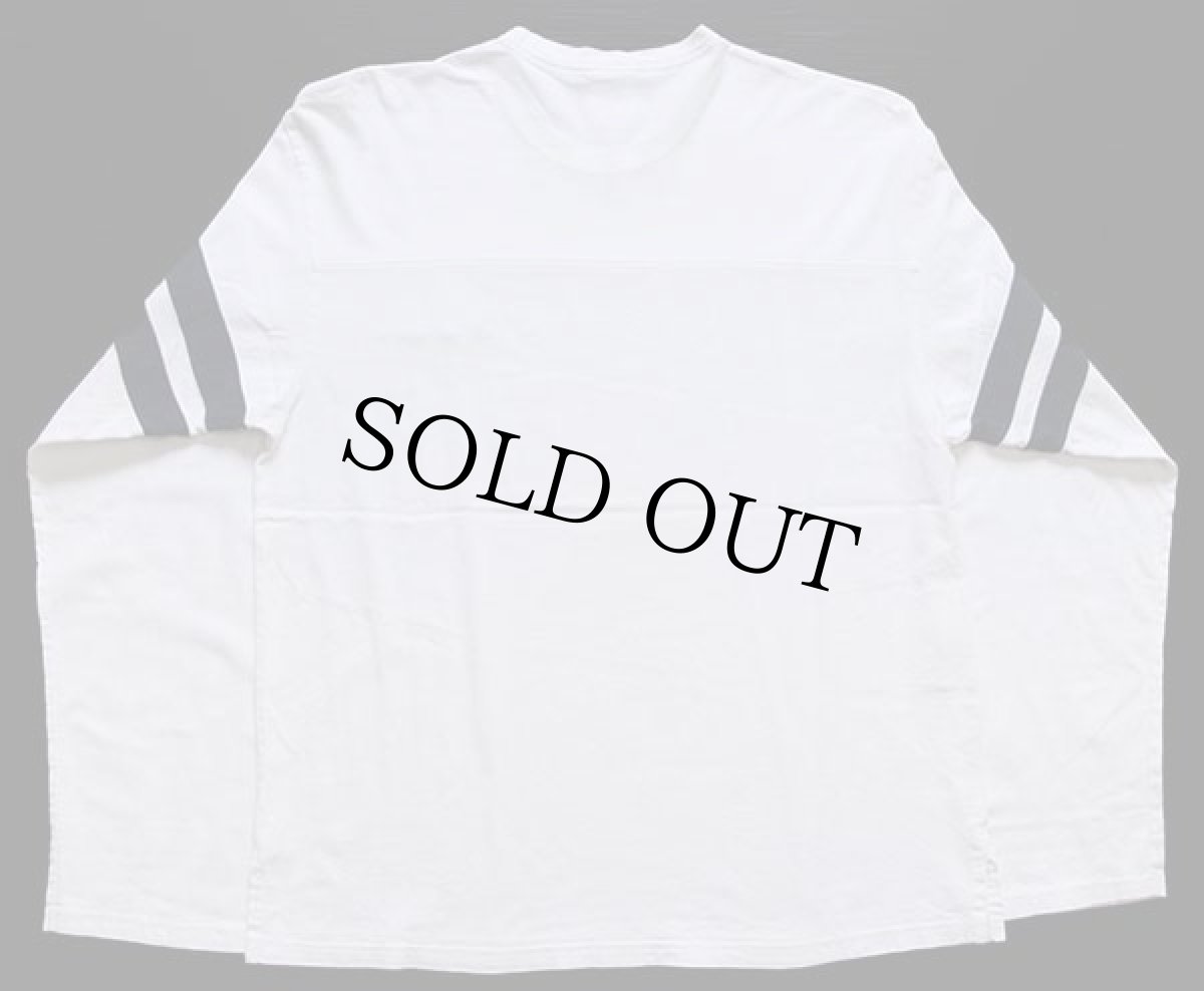 画像2: 00s Championチャンピオン スクリプト ロゴ刺繍 コットン カットソー 白 M (2)