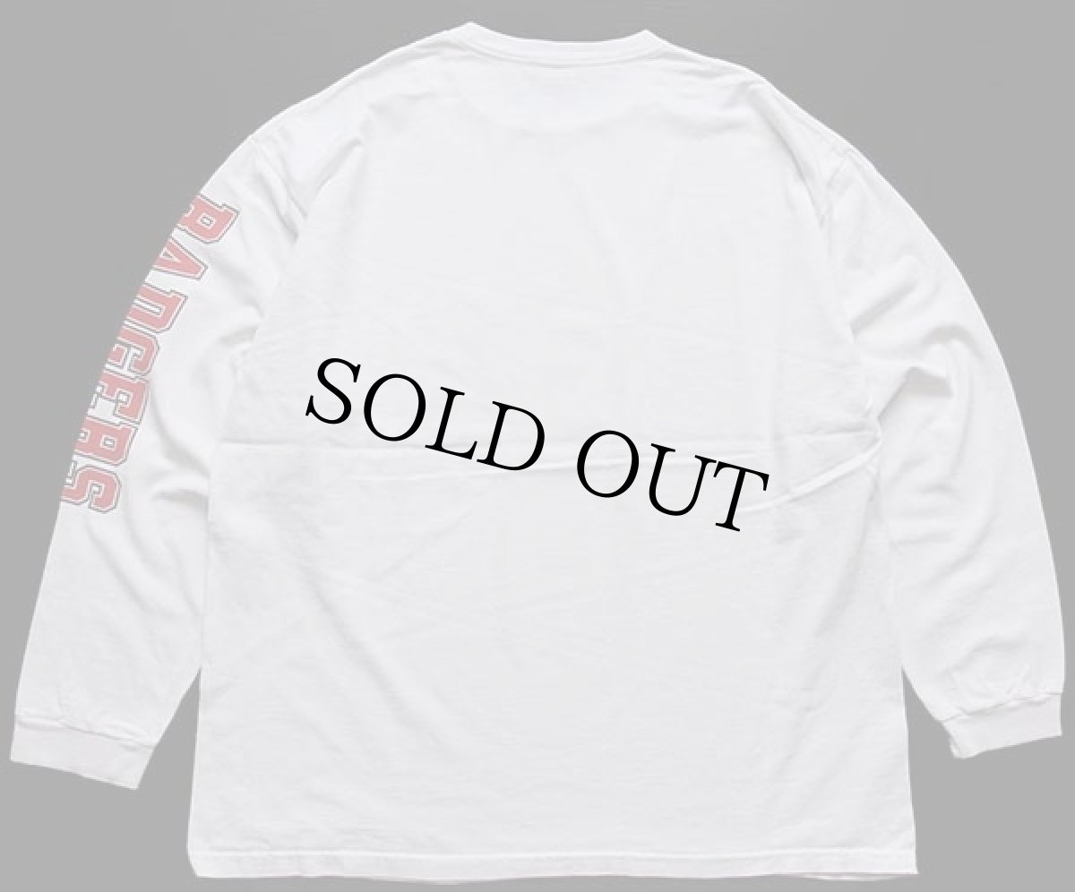 画像2: 90s USA製 JANSPORTジャンスポーツ BADGERS バッキー コットン 長袖Tシャツ 白 XL (2)