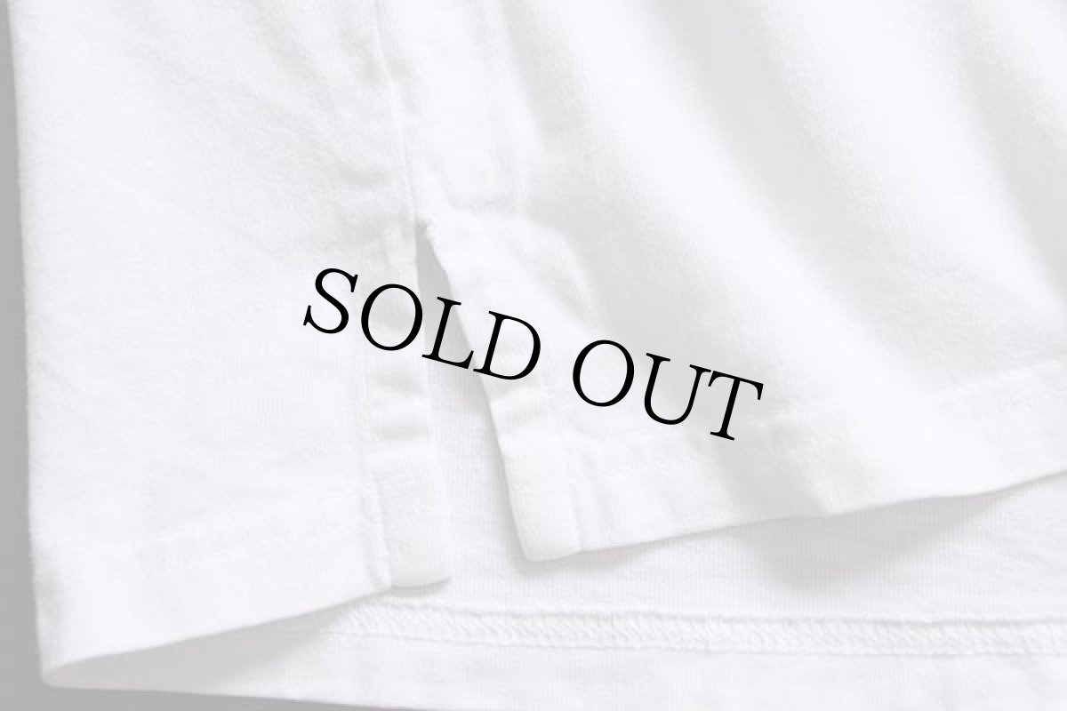 画像5: 00s Championチャンピオン スクリプト ロゴ刺繍 コットン カットソー 白 M (5)