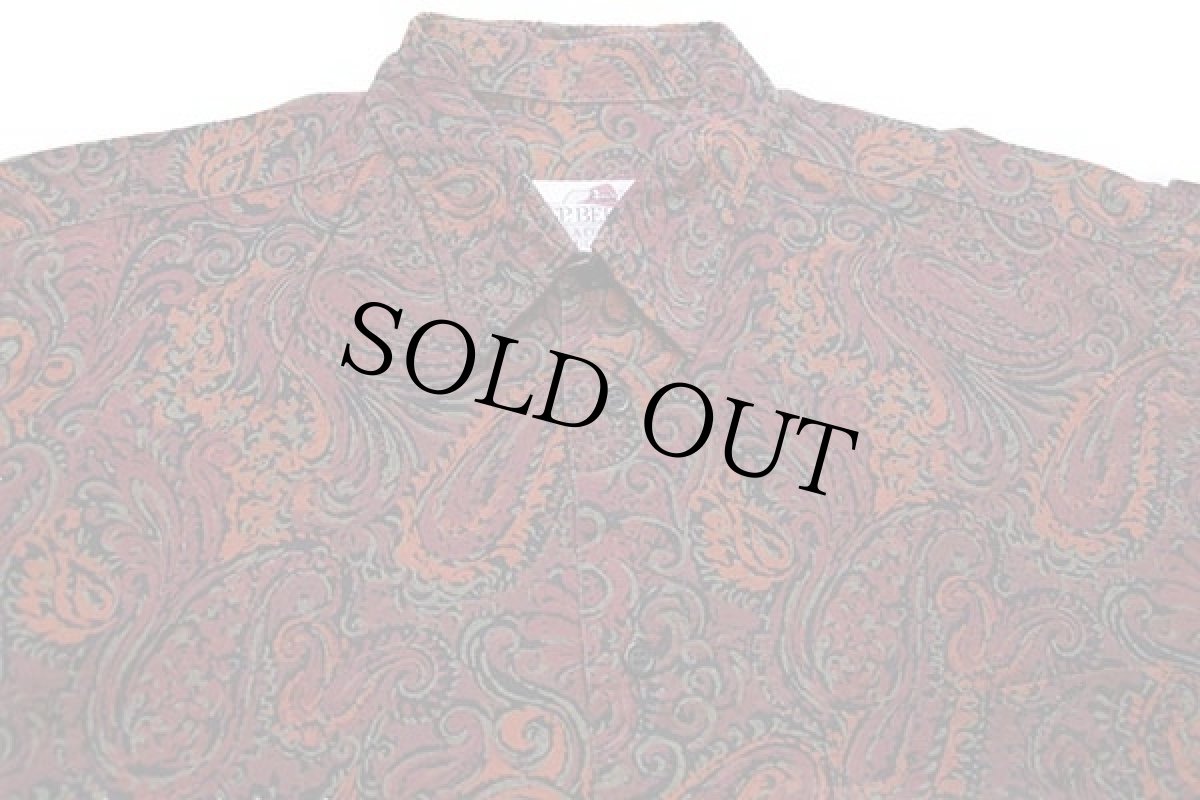 画像3: 80s イタリア製 GP.BELLINI ペイズリー柄 レーヨンシャツ (3)