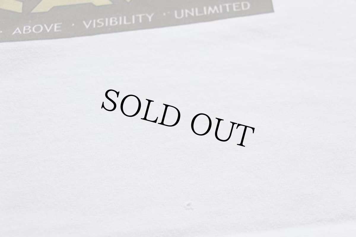 画像6: 00s KAVUカブー ロゴ コットン 長袖Tシャツ 白 (6)