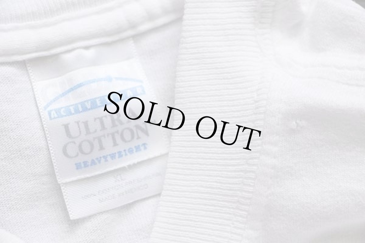 画像4: 00s HERSHEY'Sハーシーズ チョコレート ロゴ コットン 長袖Tシャツ 白 XL (4)