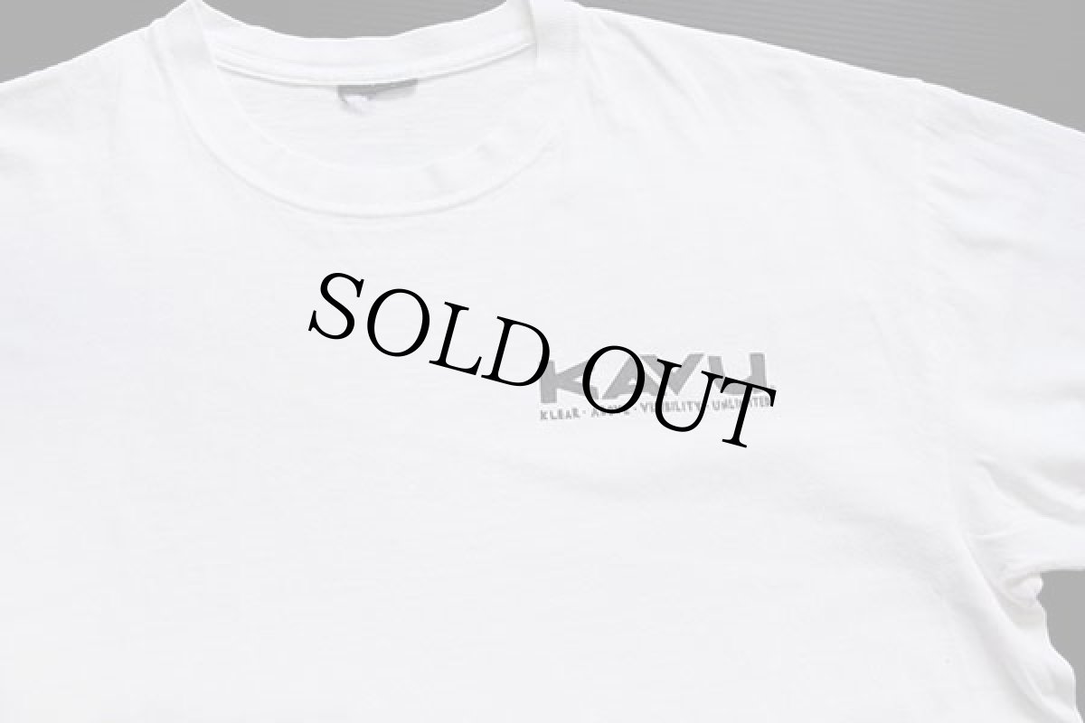 画像3: 00s KAVUカブー ロゴ コットン 長袖Tシャツ 白 (3)