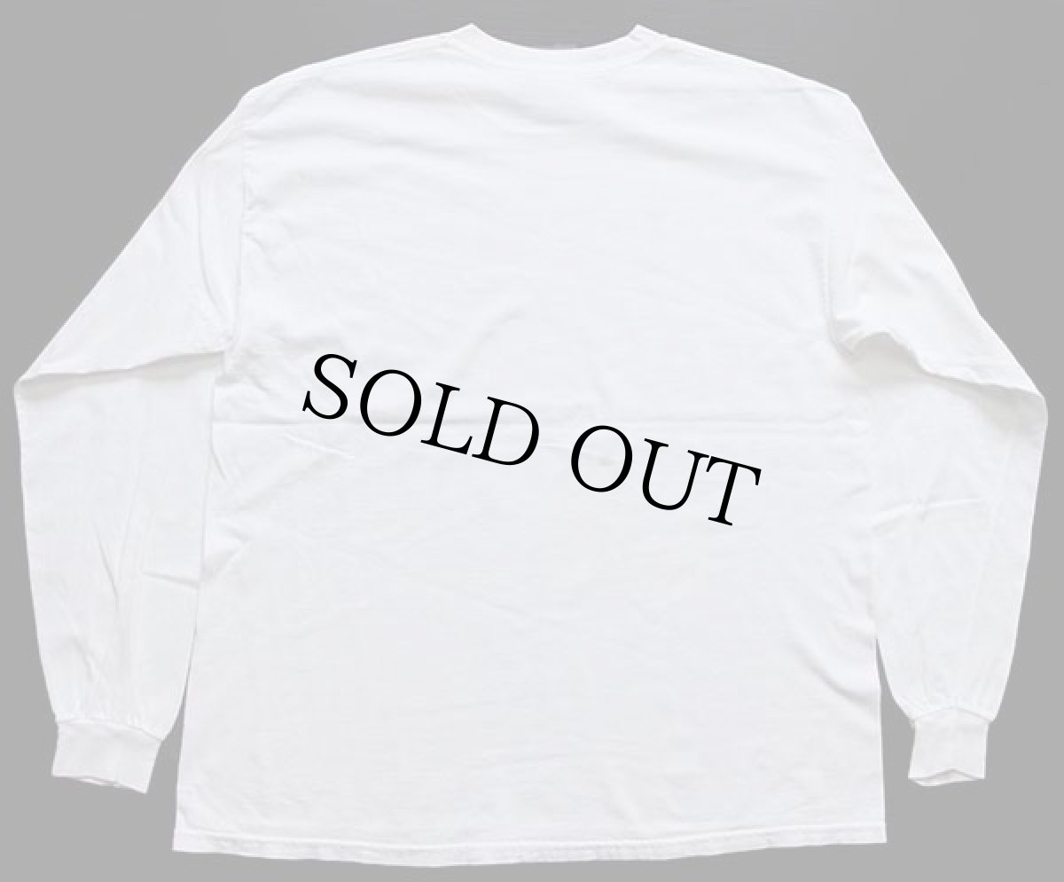 画像2: 00s HERSHEY'Sハーシーズ チョコレート ロゴ コットン 長袖Tシャツ 白 XL (2)