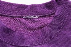 画像5: 90s CONVERSEコンバース ALLSTARオールスター ロゴ ツートン 切り替え 半袖スウェット 紫×水色 (5)