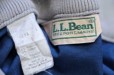 画像4: 80s USA製 L.L.Bean ツートン プルオーバー ジャケット 紺×グレー L (4)
