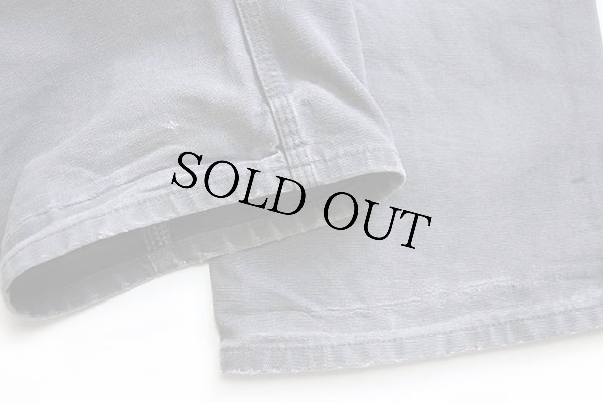 画像7: USA製 carharttカーハート ダブルニー ダック地 ペインターパンツ グレー w36 L30 (7)