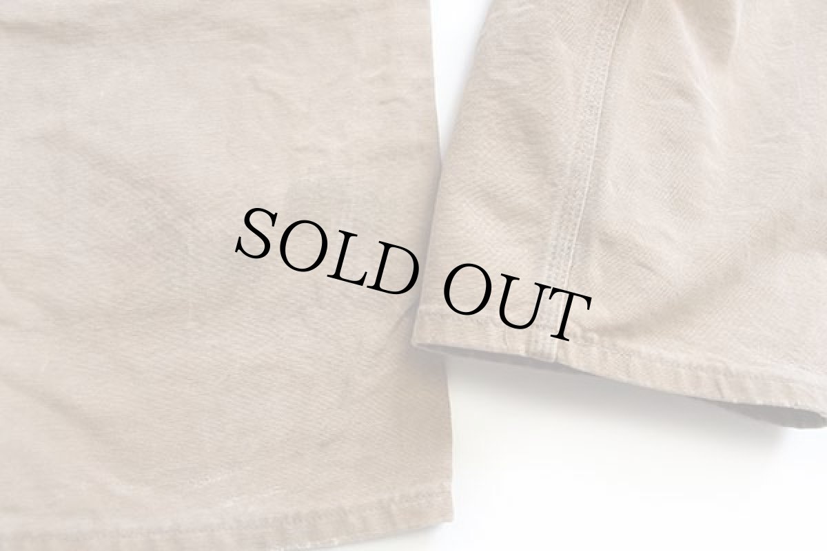 画像7: 90s USA製 carharttカーハート ダブルニー ダック地 ペインターパンツ 茶 w36 L30 (7)