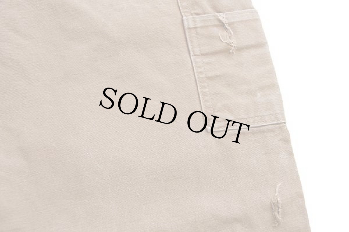 画像7: USA製 carharttカーハート ダブルニー ダック地 ペインターパンツ ペンキ飛び 茶 w36 L30 (7)