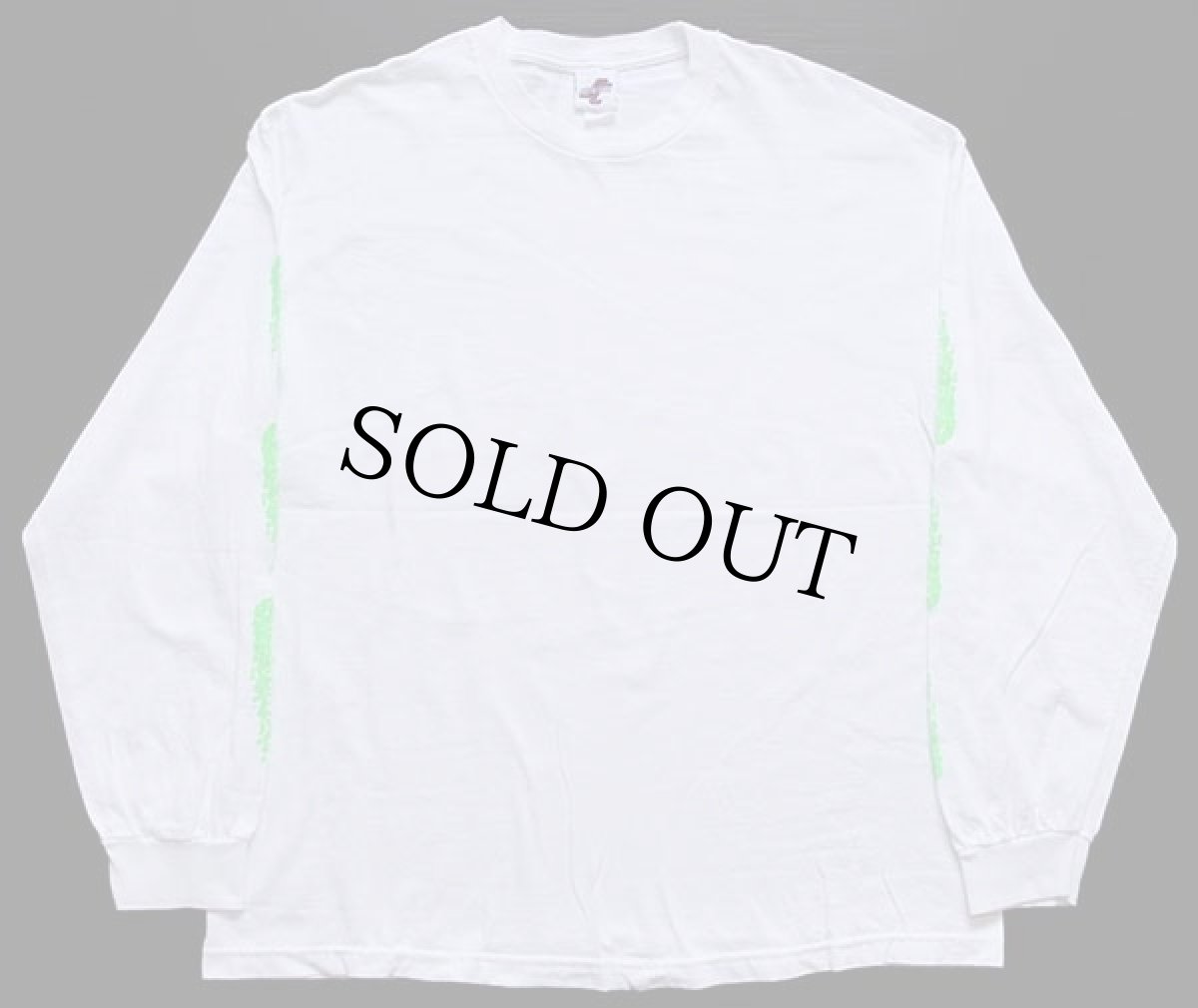 画像2: SANTA CRUZサンタクルーズ SLIME BALLS 蛍光プリント コットン 長袖Tシャツ 白 XL (2)