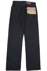 画像3: デッドストック★80s USA製 Levi'sリーバイス 501 ブラック デニムパンツ 後染め w30 L30 (3)