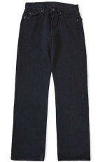 画像2: デッドストック★80s USA製 Levi'sリーバイス 501 ブラック デニムパンツ 後染め w30 L30 (2)