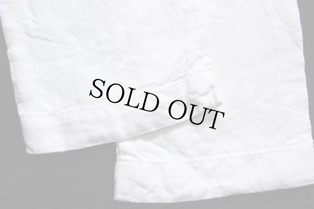 画像7: ポロ ラルフローレン ワンタック スラックス リネンパンツ 生成り w32 L32 (7)