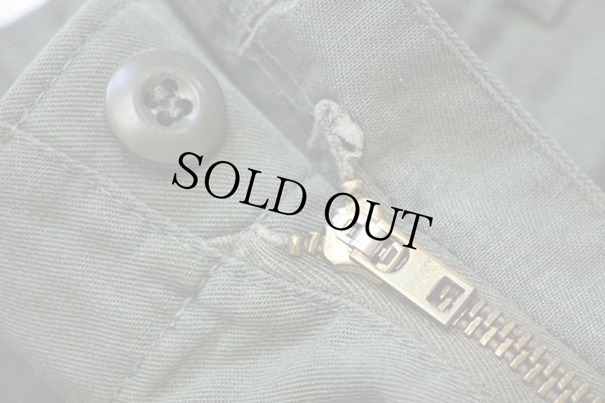 画像7: 70s 米軍 U.S.ARMY ユーティリティ ベイカーパンツ オリーブグリーン w31 (7)