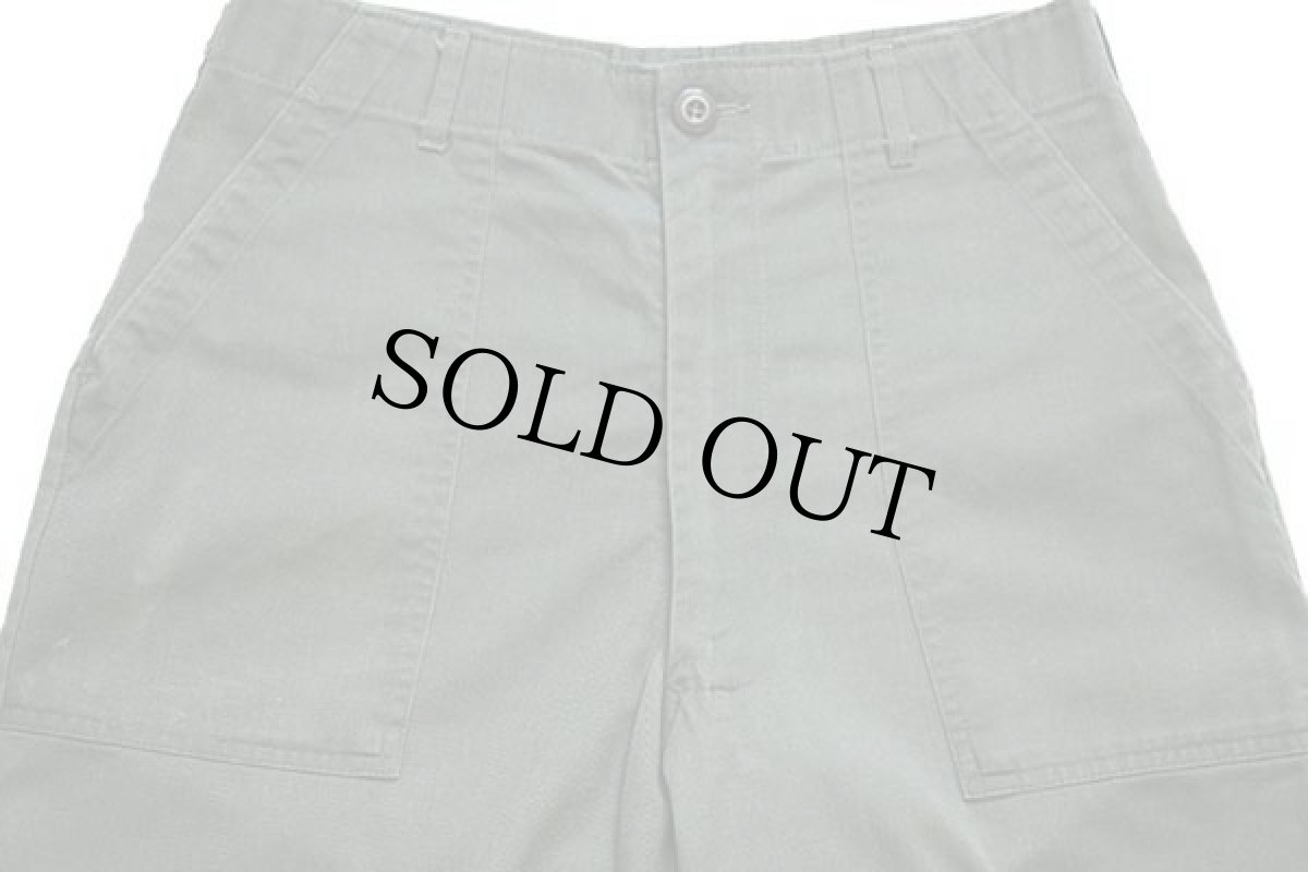 画像4: 70s 米軍 U.S.ARMY ユーティリティ ベイカーパンツ オリーブグリーン w31 (4)