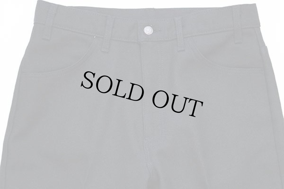 画像4: 90s USA製 Levi'sリーバイス 517 ポリエステルパンツ 黒 w33★スタプレ (4)