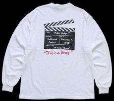 画像2: 00s TV GUIDE CHANNEL コットン 長袖Tシャツ 白 L (2)