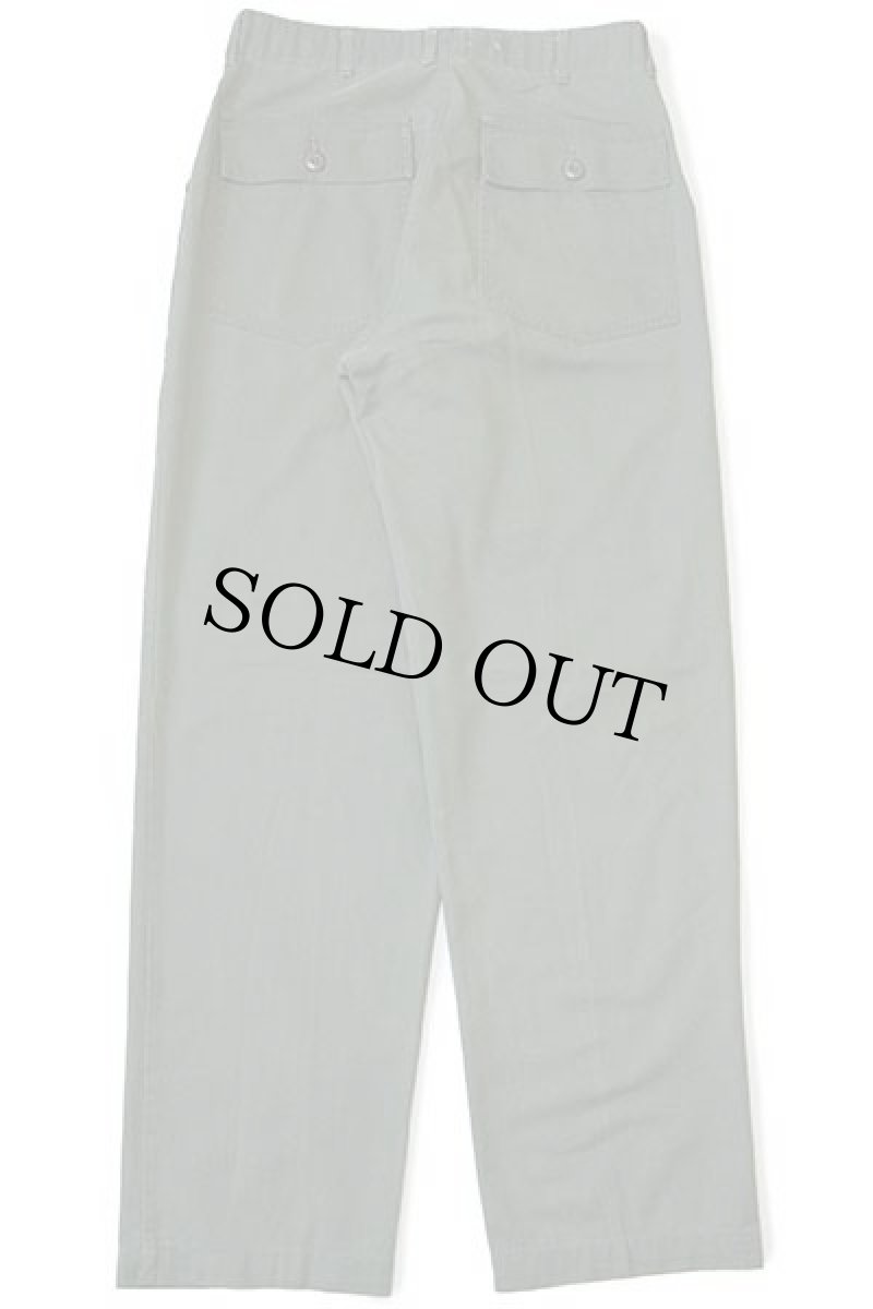 画像3: 70s 米軍 U.S.ARMY ユーティリティ ベイカーパンツ オリーブグリーン w31 (3)