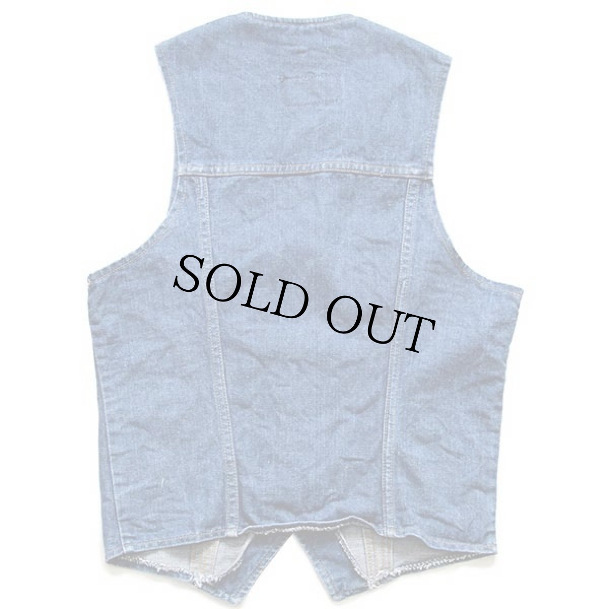 画像2: 80s Levi'sリーバイス 60670 デニムベスト M (2)