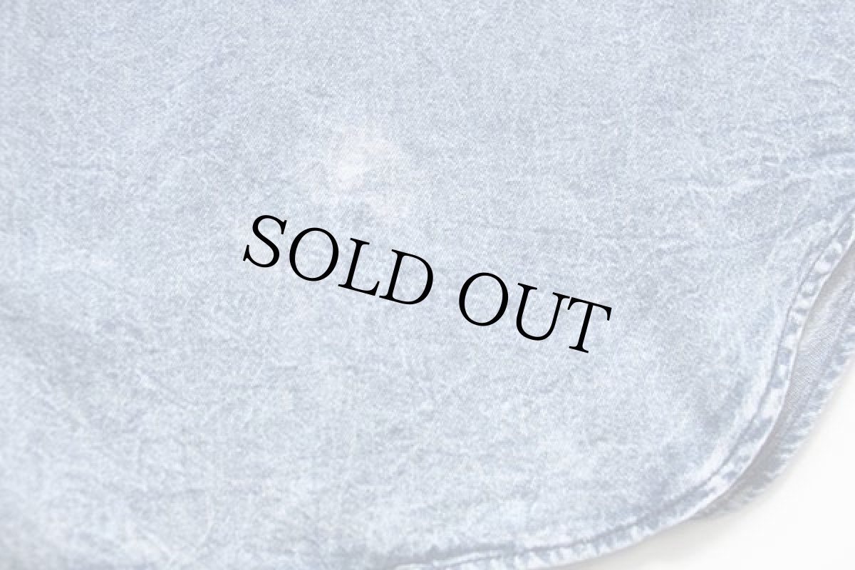 画像6: 80s USA製 HUTSPAH ケミカルウォッシュ デニムシャツ M★アシッド (6)