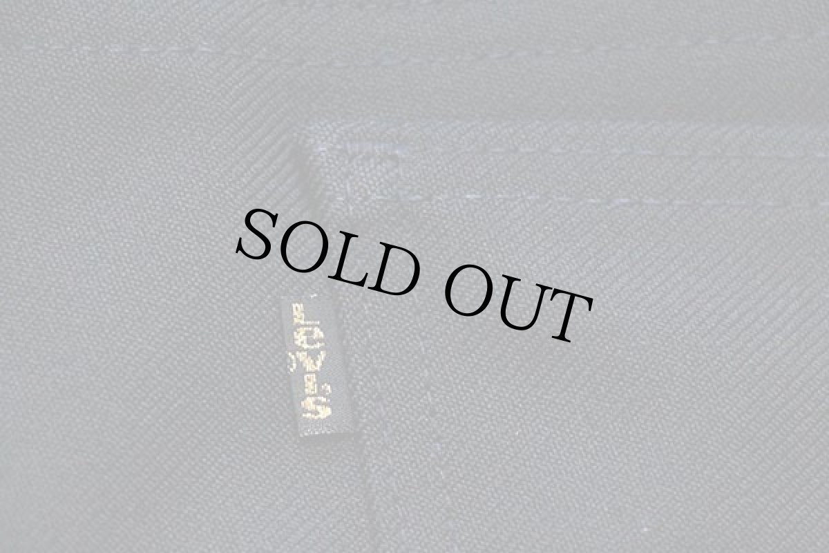 画像6: 90s USA製 Levi'sリーバイス 517 ポリエステルパンツ 黒 w33★スタプレ (6)