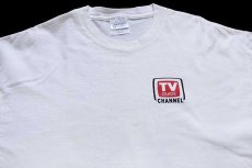 画像3: 00s TV GUIDE CHANNEL コットン 長袖Tシャツ 白 L (3)