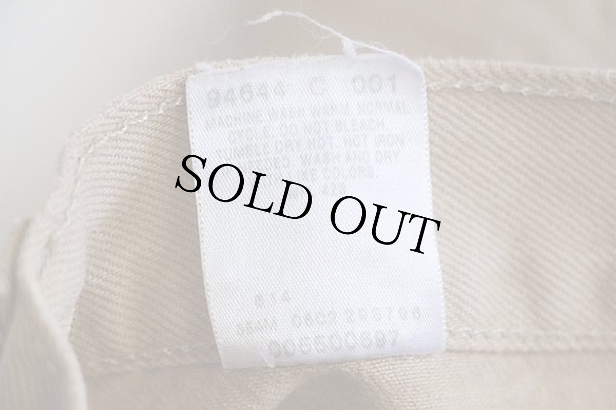 画像7: 00s USA製 Levi'sリーバイス 550 カラーデニムパンツ 後染め カーキ w32 L30★B (7)