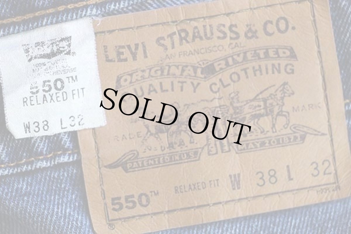 画像6: 90s USA製 Levi'sリーバイス 550 デニムパンツ w38 L32★75 (6)