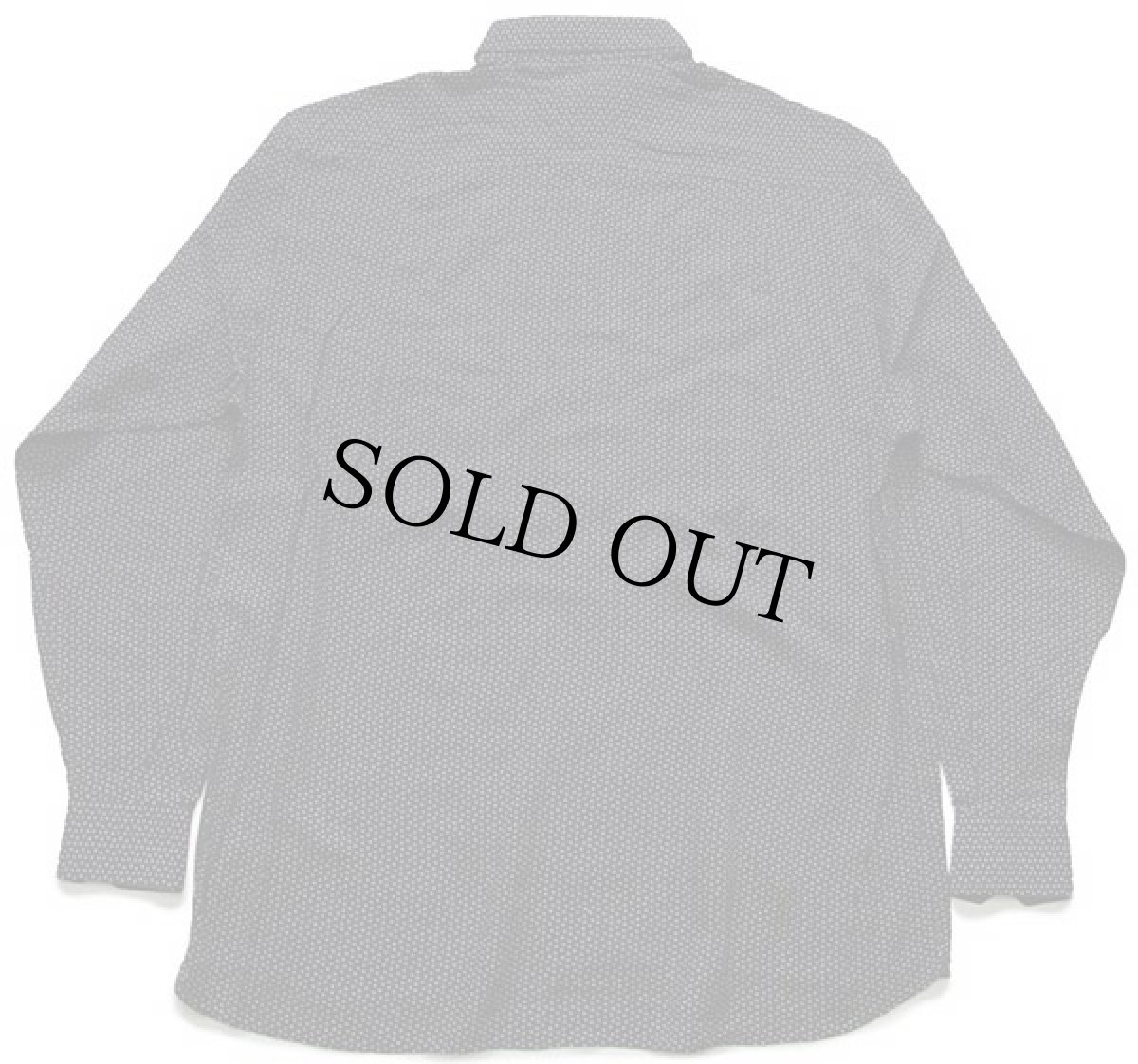 画像2: 80s イタリア製 WEEK END ドット柄 レーヨンシャツ 黒×白 39 (2)