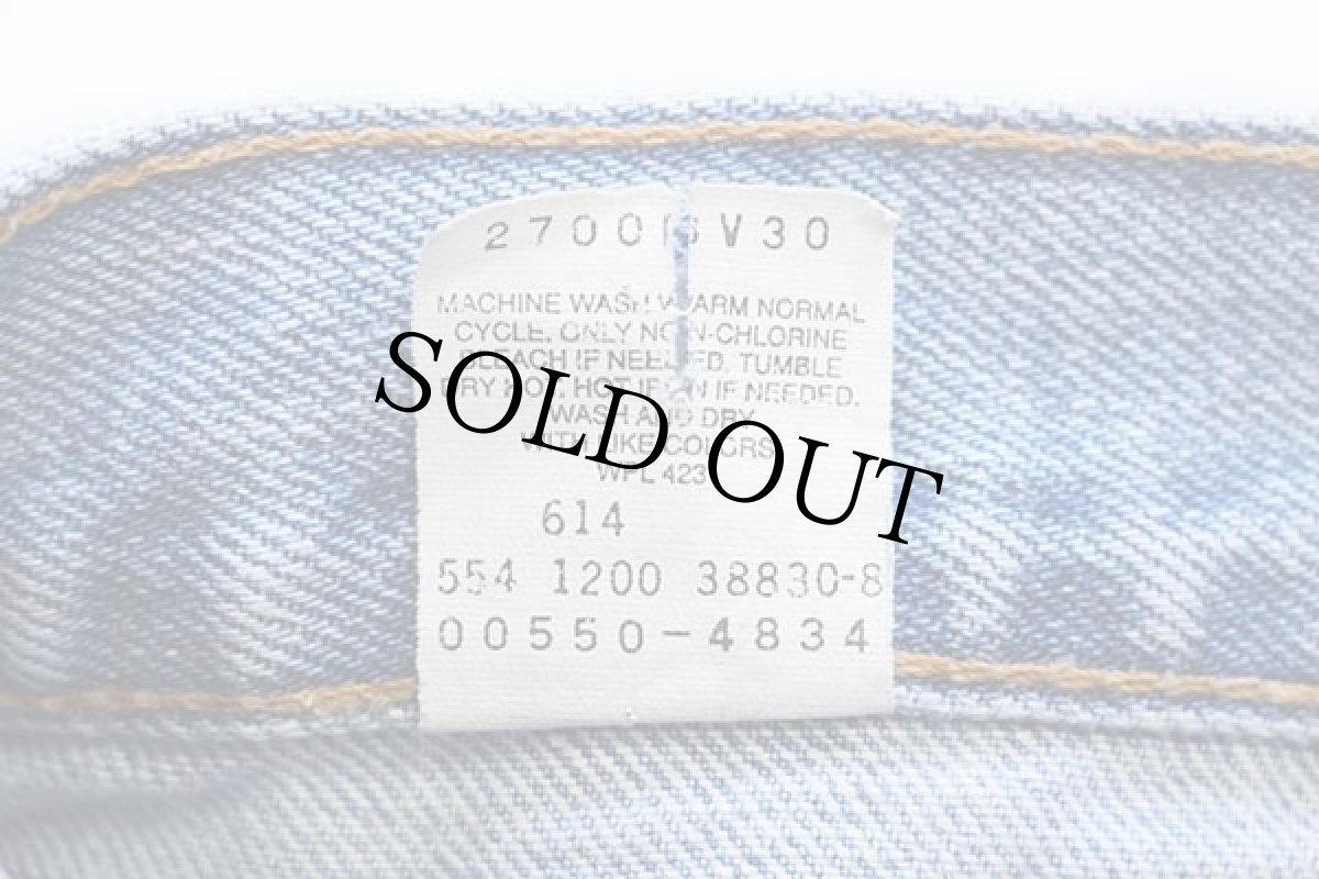 画像7: 00s USA製 Levi'sリーバイス 550 デニムパンツ w34 L32★167 (7)