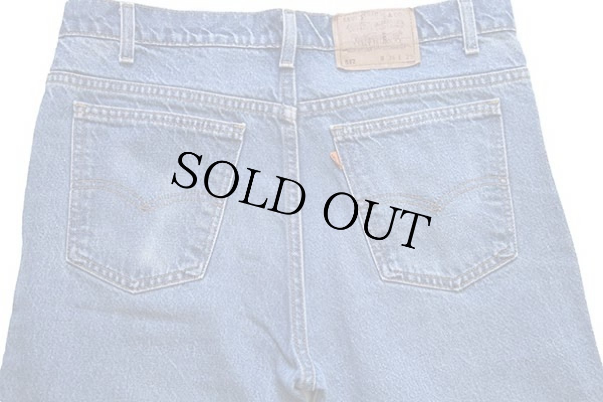 画像5: 90s USA製 Levi'sリーバイス 517 デニムパンツ w36 L29★43 ブーツカット (5)