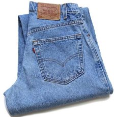 画像1: 90s USA製 Levi'sリーバイス 570 デニムパンツ w29 L32 (1)