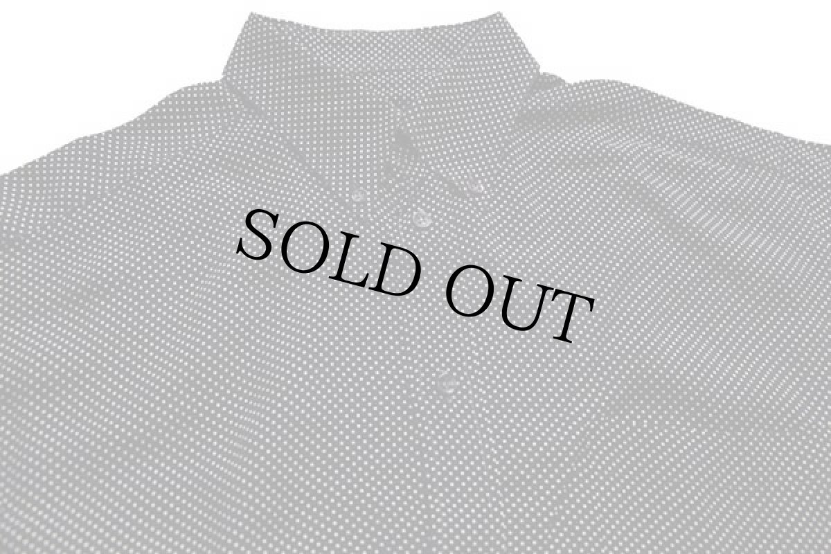 画像3: 80s イタリア製 JIMMY BOY ドット柄 ボタンダウン レーヨンシャツ 黒×白 M (3)