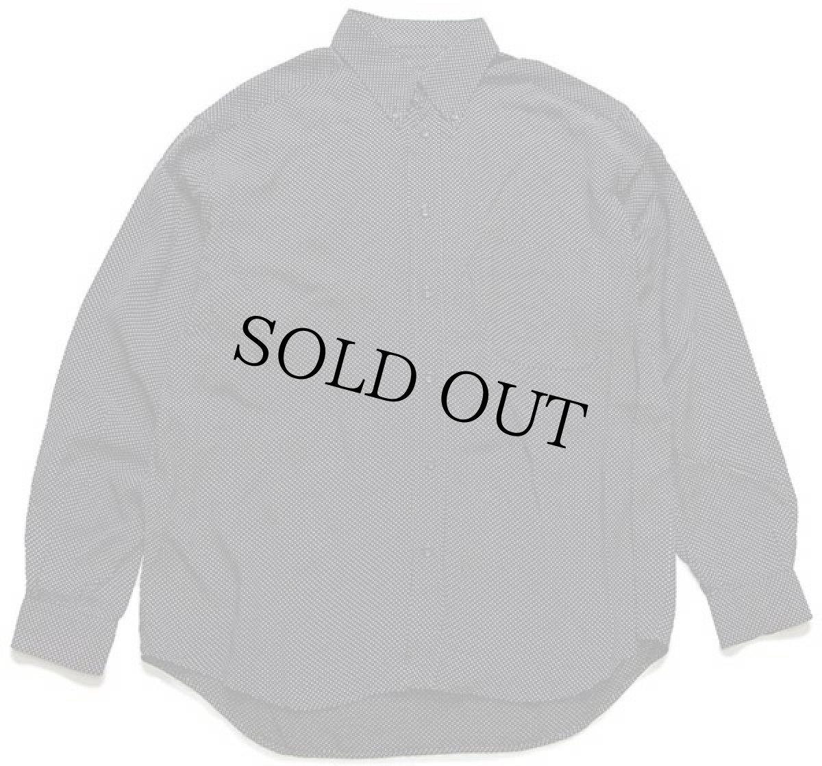 画像1: 80s イタリア製 JIMMY BOY ドット柄 ボタンダウン レーヨンシャツ 黒×白 M (1)