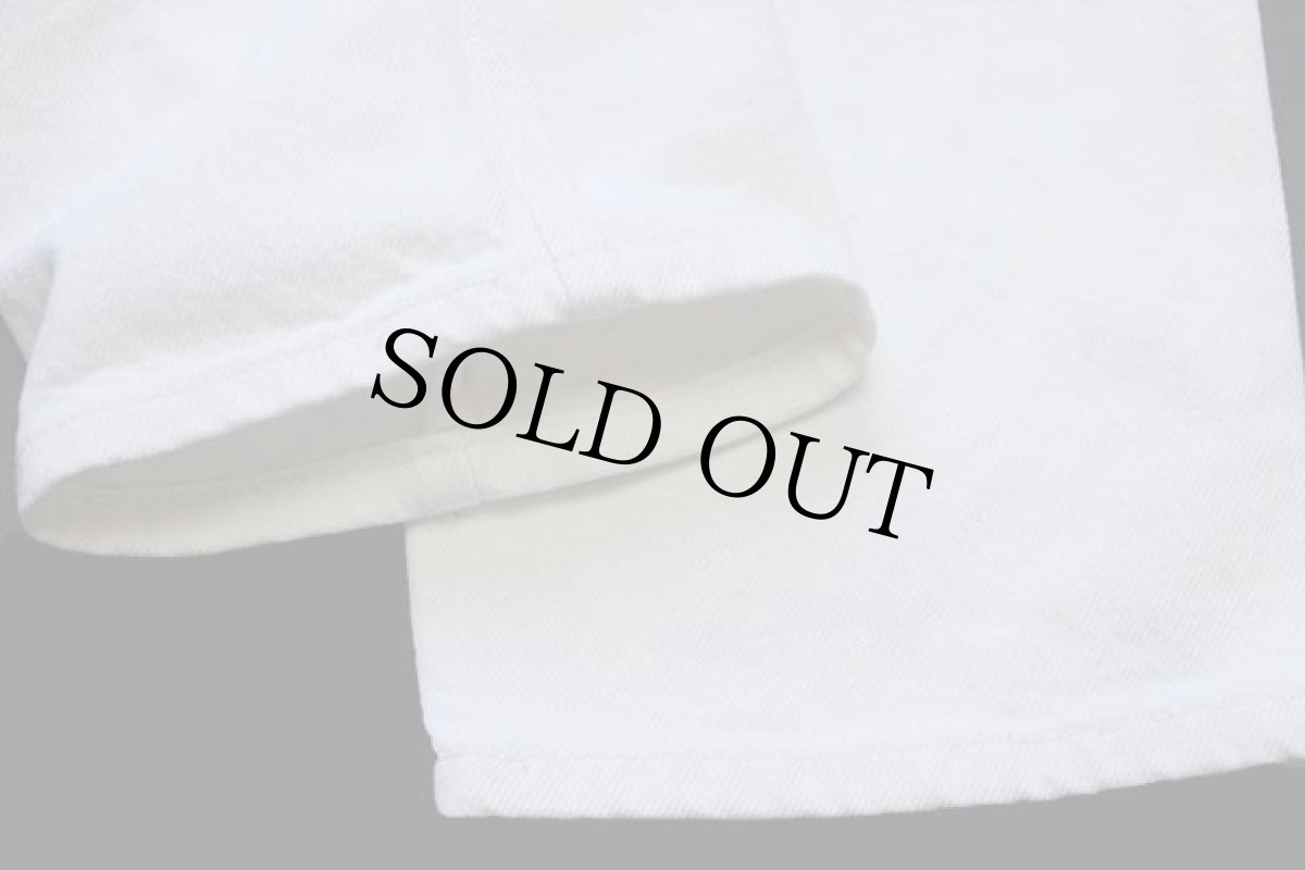 画像7: 90s USA製 Calvin Kleinカルバンクライン テーパード カラーデニムパンツ 生成り 10 (7)