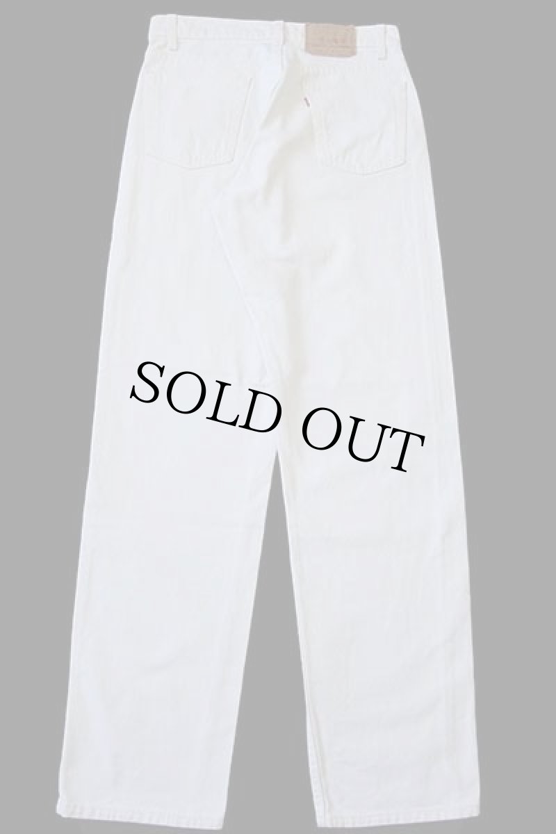 画像3: 90s USA製 Levi'sリーバイス 554 カラーデニムパンツ 生成り w31 L34 (3)