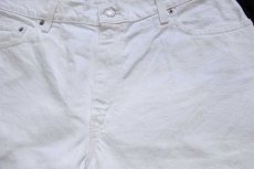 画像5: 90s USA製 Levi'sリーバイス 550 ホワイト デニムパンツ 14 PET.M (5)