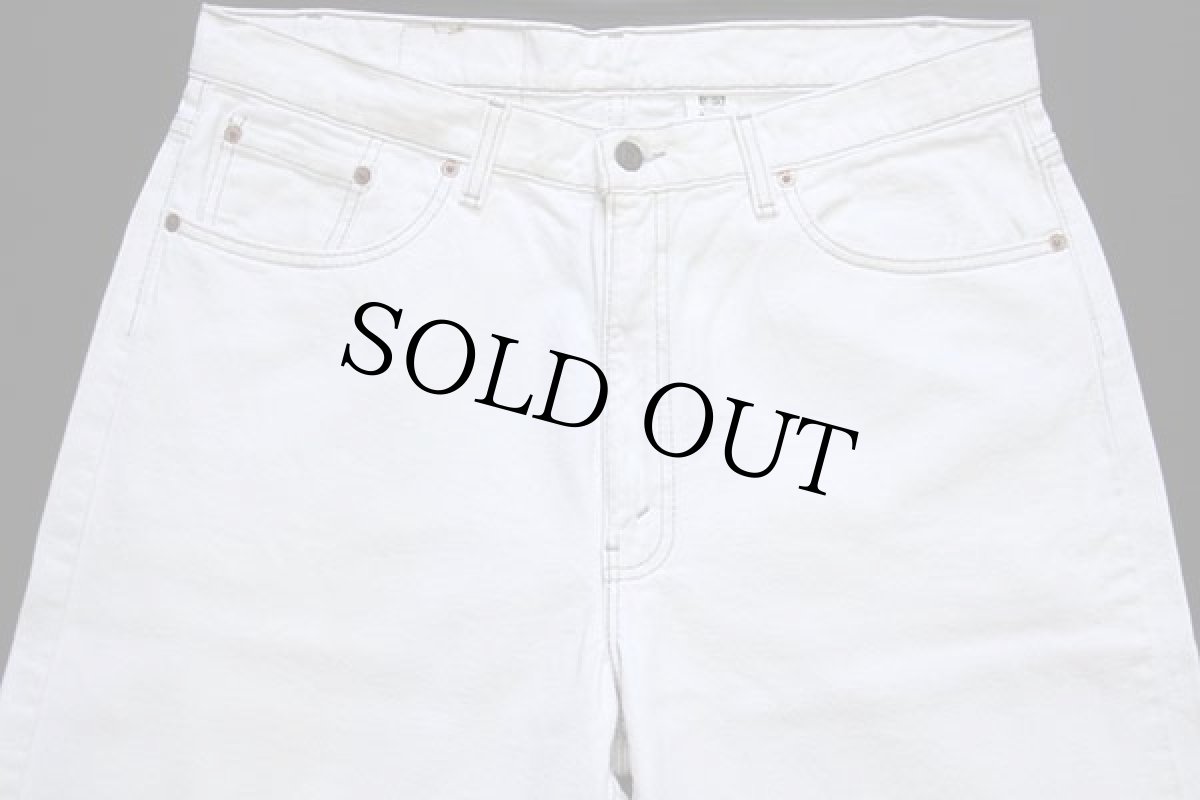 画像4: 90s USA製 Levi'sリーバイス 560 カラーデニムパンツ 生成り w38 L30 (4)