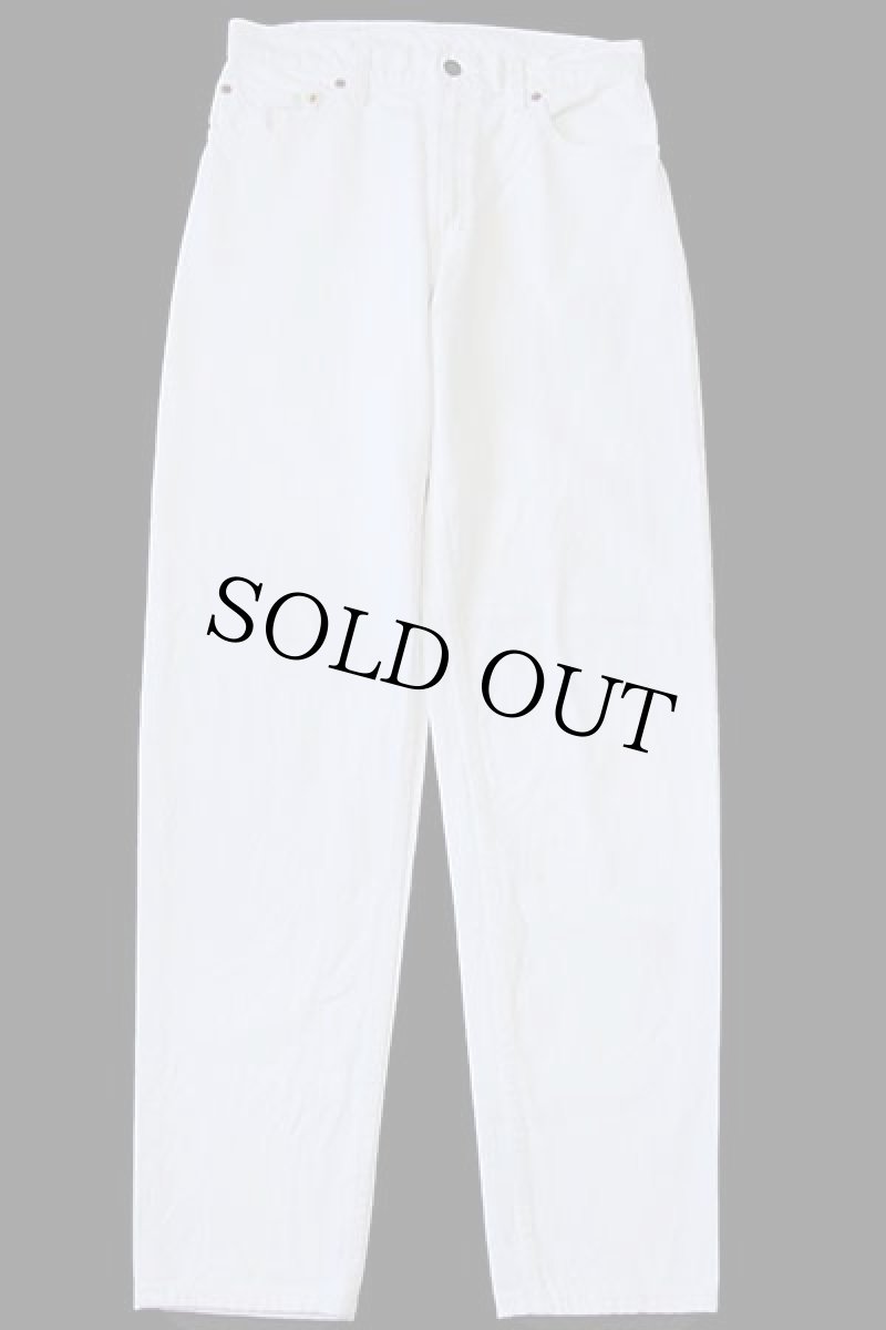 画像2: 80s USA製 Levi'sリーバイス 550 ホワイト デニムパンツ w29 L32 (2)